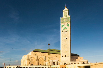 Fototapeta premium Moschee Hassan II. in Casablanca in Marokko