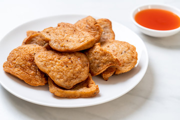 fried Vietnamese pork sausage