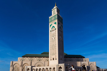 Fototapeta premium Moschee Hassan II. in Casablanca in Marokko