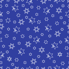 Christmas and New Year 2019 background with stars.