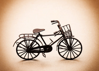 Fototapeta na wymiar A miniature bicycle