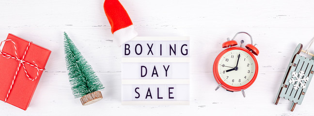 Boxing day sale seasonal promotion