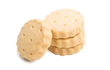 butter cookies isolated