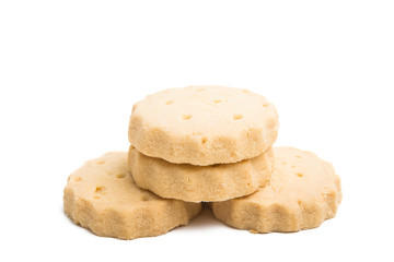 butter cookies isolated
