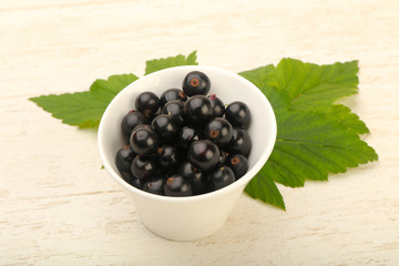 Ripe black currants