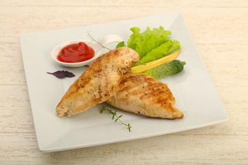 Roasted chicken breast
