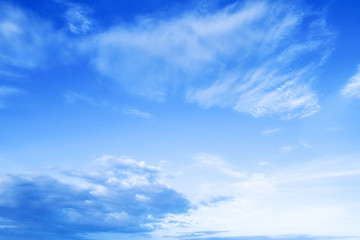 Beautiful backgrounf blue sky with cloud.