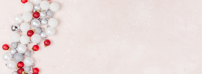 New Year or Christmas decoration background