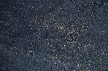 Black Volcanic Sand Beach Background on the Southern Italian Coast