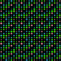 Obraz premium Seamless abstract pattern background with a variety of colored circles.
