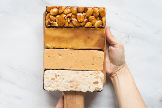 Turron typical dessert spain