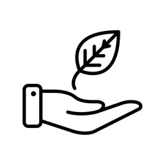 Green energy vector icon