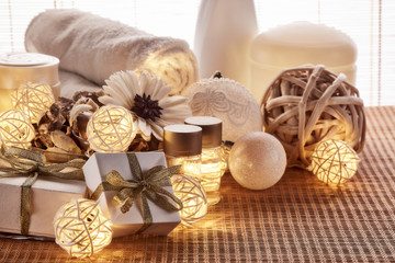 Spa composition and Christmas decorations