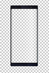  Realistic devise with empty display