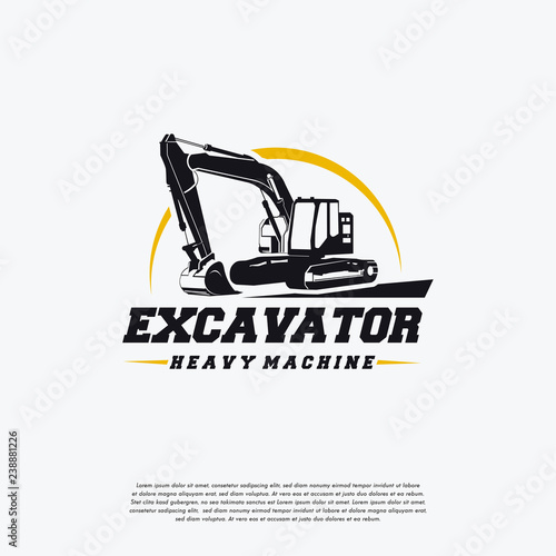 Download "Excavator Heavy Machine logo designs template, Great ...