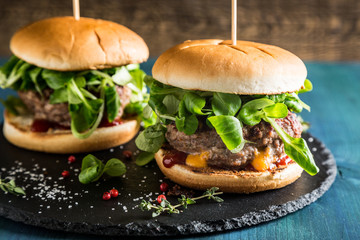 Cheddar Cheese Burger
