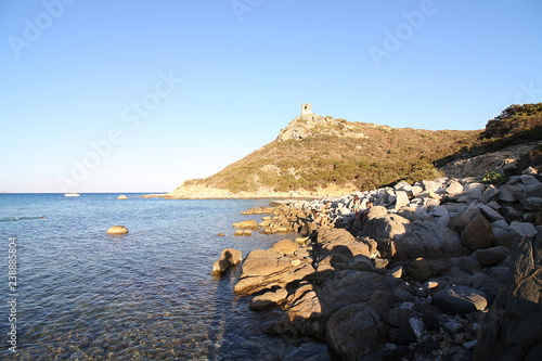 Sardegna Spiaggia Di Porto Giunco A Villasimius Stock