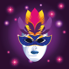 Mari gras mask