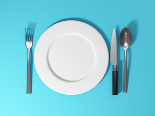 Dishes and cutlery