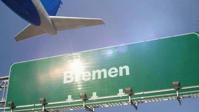 Airplane Take off Bremen