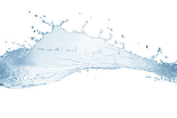 Water,water splash isolated on white background 