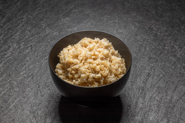 玄米ご飯　Brown rice Japanese food
