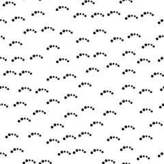Abstract Pattern Coloring black dots