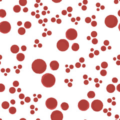 Abstract Pattern Coloring of red points red points