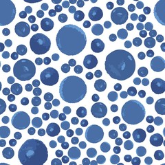 Pattern blue polka
