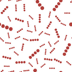 Pattern Seamless Abstract pattern of dots red line