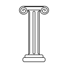 Antique column building