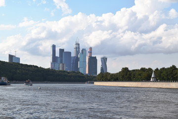 moscow city skyline