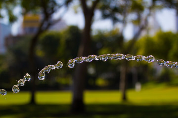 water drops flying in the air - 238894471