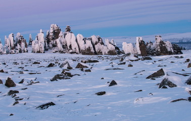 Ostantsy - an isolated array of rock, remaining after the destruction of the unstable part: the...