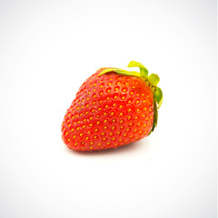 Sweet strawberry on a white background.