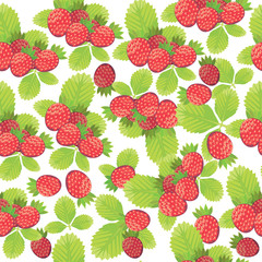 pattern with strawberry.