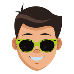 Fototapeta premium Man with sunglasses