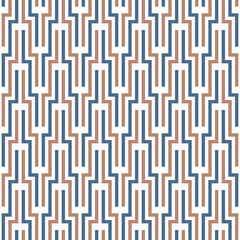 Geometric abstract seamless pattern. Linear motif background and decoration design - 238898260