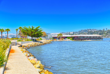 Fototapeta premium Sausalito is a city in Marin County, California.