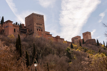 Alhambra palace in Granada