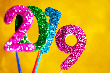 number 2019, as the new year.