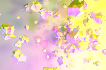 Shape or mesh for graphic design background.