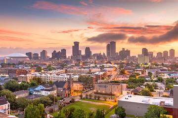 Fototapeta na wymiar New Orleans, Louisiana, USA downtown skyline