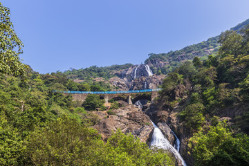 Dudhsagar Waterfall, Goa, India.