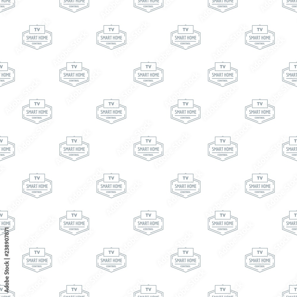 Poster smart house pattern vector seamless repeat for any web design