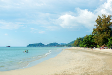 tropical island paradise beach, travel concept