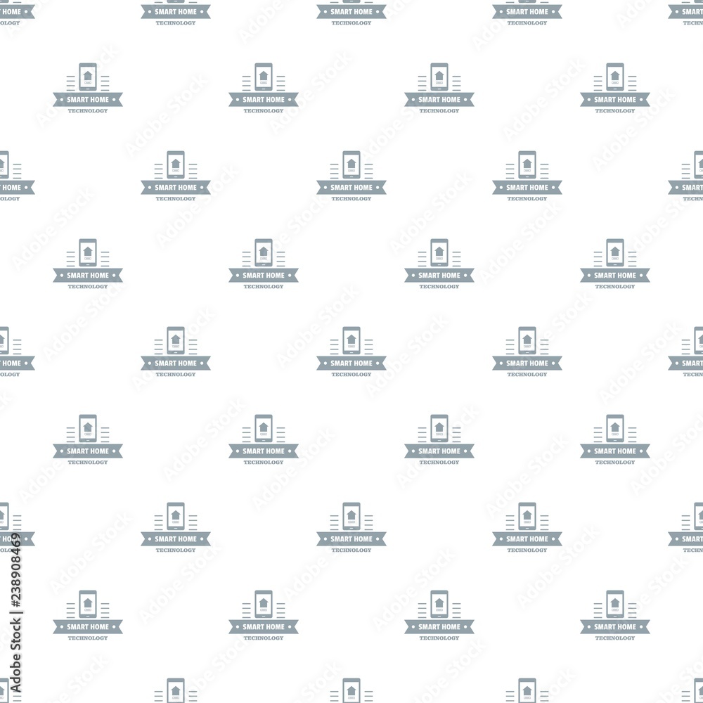 Poster Smart technology pattern vector seamless repeat for any web design