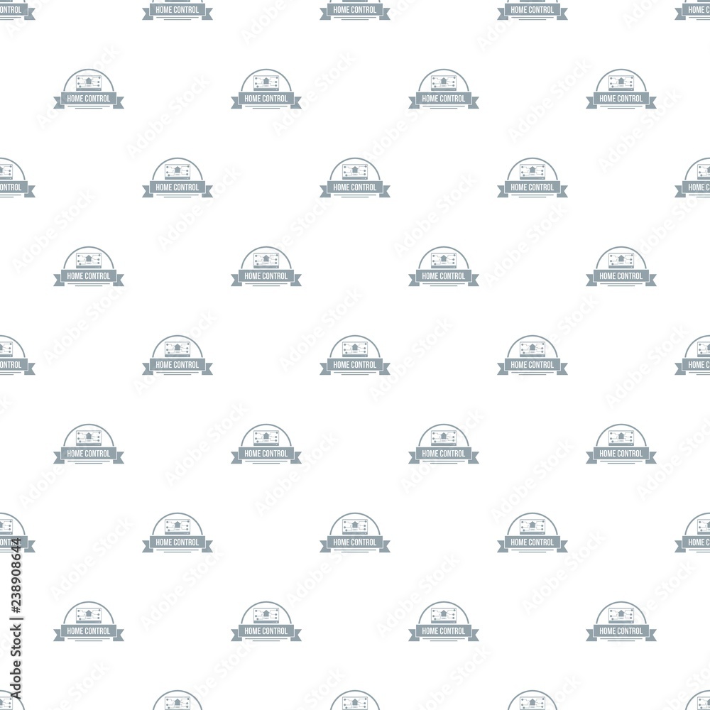 Poster Home control pattern vector seamless repeat for any web design