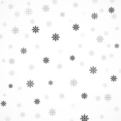 Vector background with snowflakes. Christmas and New Year backdrop