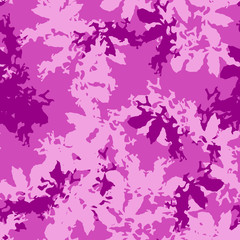 Fototapeta na wymiar UFO camouflage of various shades of pink and purple colors